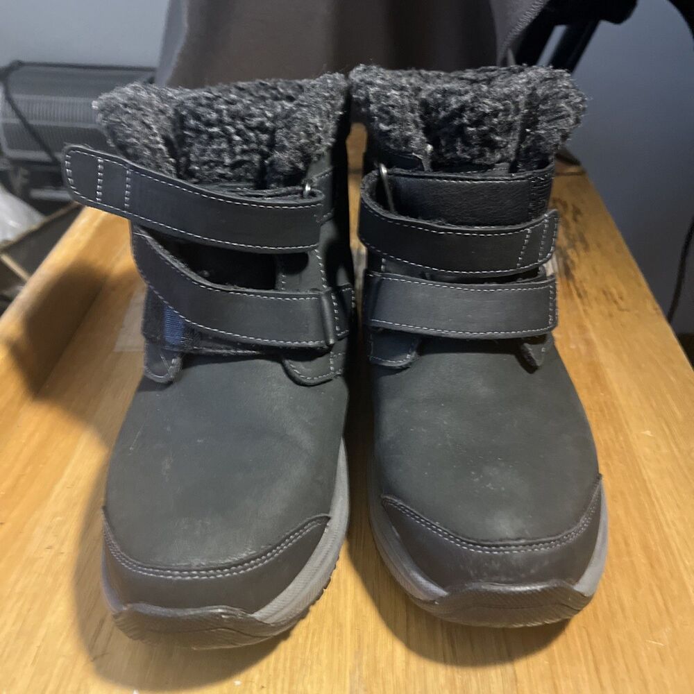Orthofeet Florence 886 Women's Boots Size 6 Wide 6D Black Leather Waterproof